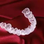 A custom-made dental whitening tray